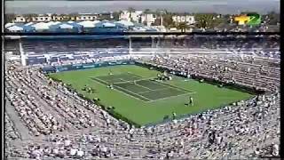 Indian Wells 1995 2R Sampras vs Bjorkman 12 [upl. by Sinnaiy]