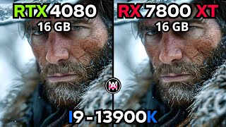 RX 7800 XT VS RTX 4080  1440P GAMING TEST [upl. by Kirshbaum]