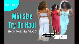 Mid Size Try On Haul  Body POSITIVITY VLOG Come shopping with me [upl. by Gustav]