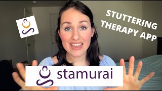 THE BEST STUTTERING THERAPY APP  Introducing STAMURAI [upl. by Olimreh]