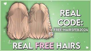 HURRY USE THIS CODE TO GET 5 FREE BLONDE HAIRS 2024 [upl. by Sitoiyanap]