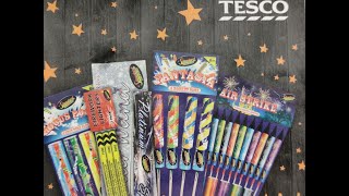 Tesco Fireworks 2020  With Opinion [upl. by Kirre582]