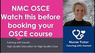 What you should ask before booking your NMC OSCE training course [upl. by Nauwtna]