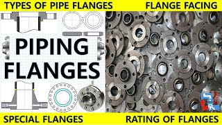 Flanges  Different Type of Pipe Flanges  Piping Mantra [upl. by Crelin658]