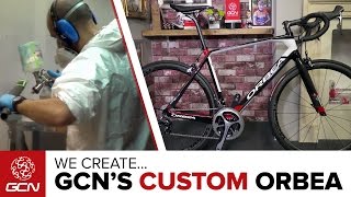 How Are Custom Painted Bikes Made We Create The GCN Orbea Road Bike [upl. by Fulcher]