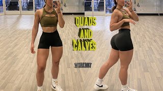 Quads and Calves Workout Sofia [upl. by Malonis616]