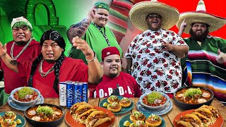 POZOLE SOPES Y TAQUITOS MEXICANOS ASÍ DIMOS EL GRITO 🥴 [upl. by Skelly]