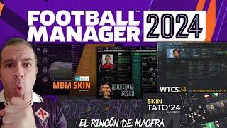 Las mejores SKINS para Football Manager 2024 fm24 macfra [upl. by Doy450]