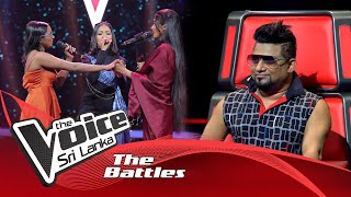 The Battles  Ashka Kulathunga V Woshika V Udani Nissanka Lagin Mageළඟින් මගේThe Voice Sri Lanka [upl. by Yelwah]