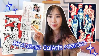 How I think i Got Accepted Into CalArts 🎨🤔 ft my accepted portfolio [upl. by Braunstein]