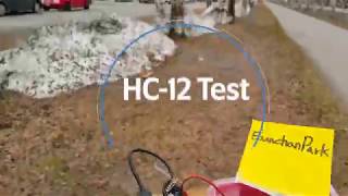 HC12 433 mHz serial module hands on test 2018 400m away Smooth Q [upl. by Friedland]