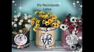 Diy Reciclando Latas [upl. by Farmelo634]