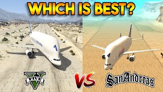 GTA 5 BELUGA VS GTA SAN ANDREAS BELUGA WHICH IS BEST [upl. by Drofla]