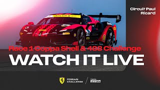 Ferrari Challenge Europe  Le Castellet Race 1  Coppa Shell amp 488 Challenge Evo [upl. by Shelbi941]