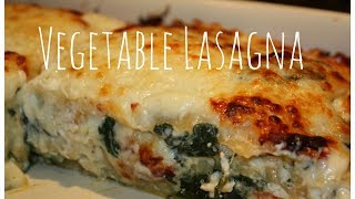 Vegetable Lasagna Easy Lasagna Recipe [upl. by Nnyleahs]