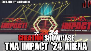 WWE 2K24 Creation Showcase TNA Impact 24 Arena  Created by Valoween [upl. by Sanez81]