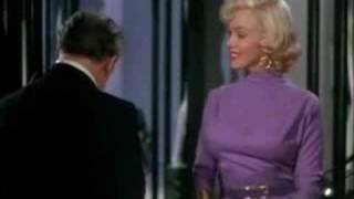 Gentlemen Prefer Blondes scene with Marilyn Monroe [upl. by Ruomyes689]