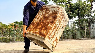 Talented Mechanic Back to LIFE An Old Washing Machine From A Pile Of Scrap  Full Restoration [upl. by Leveridge435]