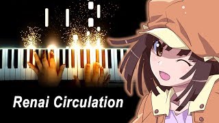 “Renai Circulation”  Kana Hanazawa – Bakemonogatari OP 4 Piano [upl. by Aseneg]