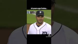 Today 14 years ago Armando Galarraga nearly completed a perfect game mlb detroittigers shorts [upl. by Lrac]