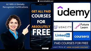 How to Get Free Courses with Certificates  Udemy Coursera LinkedIn amp Top Universities [upl. by Tommy]