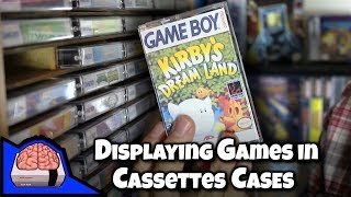 Using Cassette Cases to Display Games  Game Boy  Turbo Grafx 16  TG16 Color Cover Project [upl. by Ylrehs799]