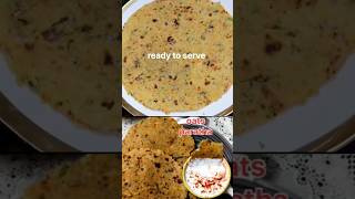 shorts oats parathahealthy breakfast 🥞healthyoatsoatsparathaoatsparatharecipehealthyoatsrecipe [upl. by Aniger]