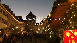 Weihnachtsmarkt Rottweil Retro Version  01122016 [upl. by Titania]