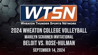 2024 Marilyn Scribner Invitational  Beloit vs RoseHulman Court 2 [upl. by Odraboel]