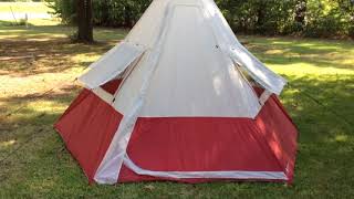 Ozark Trail 7 Person TeePee Tent Review [upl. by Chester]