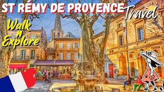 SaintRémydeProvence 🇫🇷 Beautiful Medieval Villages 🌞 French Village Walking Tour 🌷 [upl. by Tildi]