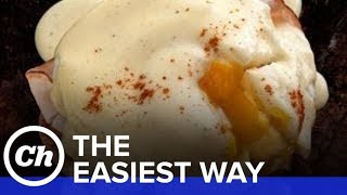 Easy Eggs Benedict  How to Make The Easiest Way [upl. by Waldemar]