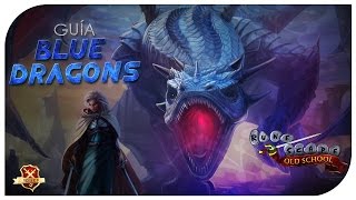 OSRS  Guia de Blue dragon  300  500kHora  Safespot  VictorRs07 [upl. by Ronyam640]