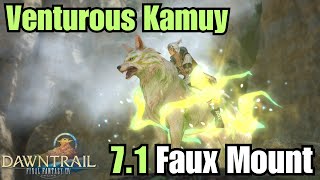 FFXIV Mounts Venturous Kamuy [upl. by Ecertap]