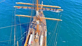 USCGC Eagles Historic Journey Across the Atlantic [upl. by Letsirc]