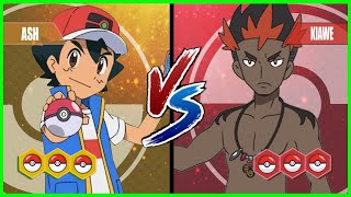 Pokemon Battle Pedia Ash Vs Kiawe [upl. by Chee810]