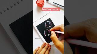 Easy painting hacks  youtubeshorts shorts drawing painting hacks [upl. by Maurita]