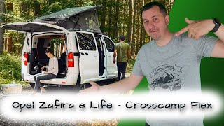 Opel Zafira e Life  Crosscamp Flex [upl. by Ahsikam]