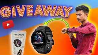 GIVEAWAY  Fire Bolt Bluetooth Calling Smart Watch  Unboxing And Giveaway [upl. by Holms]