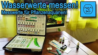 Wichtige Aquarium Messwerte  Wasserwerte im Pflanzenaquarium mit dem JBL ProScape Testlab messen [upl. by Lysander60]