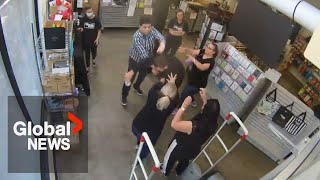 Thieves caught on camera as BC cookware store deals with crime quotepidemicquot [upl. by Terence]