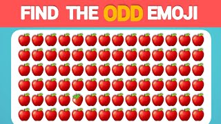 Can you find the odd one out🧐  Easy Medium Hard levels  emoji quiz [upl. by Fidelis740]