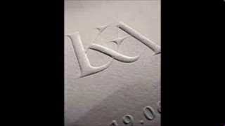 Embossed wedding invitations from The Print Warehouse [upl. by Airoled624]