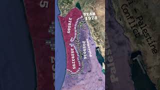 Israeli Palestine Conflict 1948 to 2023 Timelapse [upl. by Verina469]