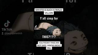 MAHITO IS A FRAUD 😭jujutsukaisen shorts memes pesopete anime jjk [upl. by Gracie]