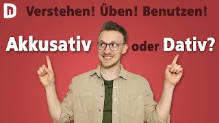 Akkusativ und Dativ  Super Erklärung amp Übung  Tipps zum Deutsch lernen A1 A2 B1 [upl. by Katharine391]