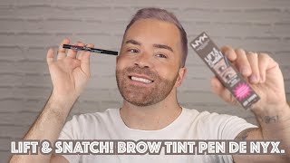 J’essaie le LIFT amp SNATCH BROW TINT PEN de NYX [upl. by Noiraa129]