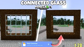 Connected Glass Texture Pack For Minecraft Pocket edition 120 FULL GLASS BLOCK FOR MCPE [upl. by Nay]