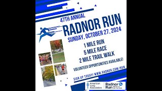 2024 Radnor Run [upl. by Macmillan]