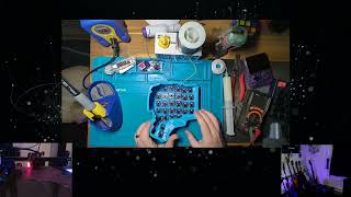 Building Dactyl Manuform Left Hand  Livestream Part 1 [upl. by Eitsym]